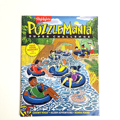 Highlights Puzzle Mania Mix Lot of 3 Books Children
