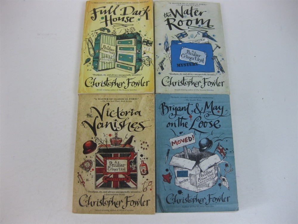 Christopher Fowler Lot 4 Bryant & May Peculiar Crimes Mystery Paperbacks