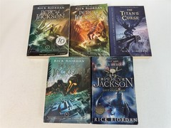 Rick Riordan Complete Percy Jackson & Olympians #1-5 YA Fiction
