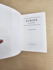 Europe: A History by Norman Davies Paperback Book Used