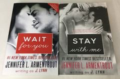 Lot of 2 Wait For You Series Books by J. Lynn ( Jennifer L. Armentrout ) Stay PB