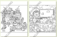 Minki’s Coloring Book Illustration Korea Fun Kpop Famous Legend Hot