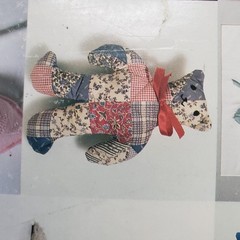 Latge Print Needlecraft Book Mildred Graves Ryan 51 Projects Knit Crochet Needle