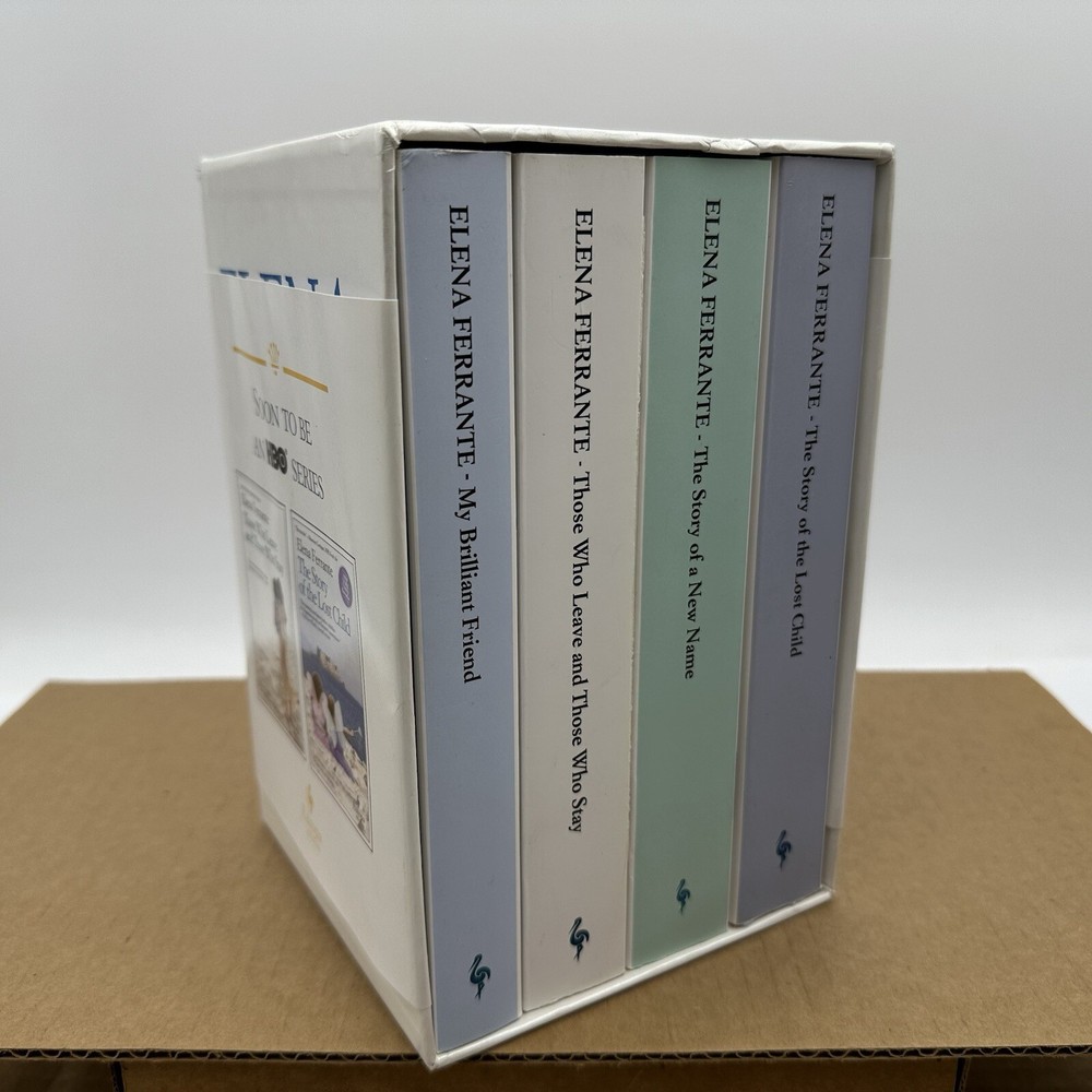 The Neapolitan Novels Boxed Book Set of 4 by Elena Ferrante-Paperback