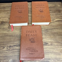 Daily Feast: Feasting on the Word, Years A, B, & C ~ Leather Set