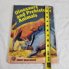Dinosaurs And Prehistoric Animals Book Vintage 1981 Kid’s Hardcover Honey Bear