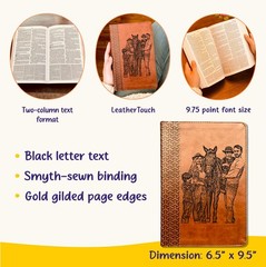 Personalized KJV Everyday Study Bible, Custom Photo Engraved, Christian Gifts