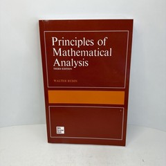 Principles of Mathematical Analysis Third Edition International Edition 1976 PB