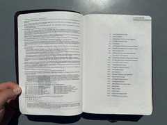 Tyndale Life Application Study Bible NLT Leather Bound Red Letter HC