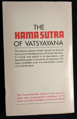Kama Sutra The Hindu Ritual of Love Vatsyayana Berkley Medallion, 1971 Clean PP