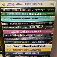 Vintage Agatha Christie Mystery Paperback Lot Of 48 (1960s-1980s) Pocket, Dell