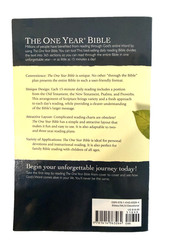 The One Year Bible NKJV Tyndale Paperback Clean No Markings