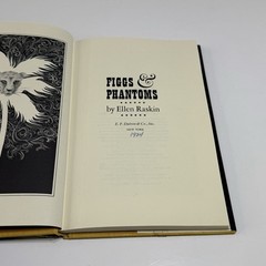 1974 Figgs and Phantoms Signed Hardcover Ellen Raskin First Edition