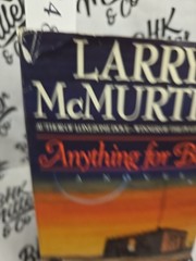 ANYTHING FOR BILLY a novel by Larry McMurtry 1988 Hardcover Edition
