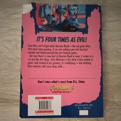 Goosebumps Monster Blood IV Paperback Scholastic Reprint
