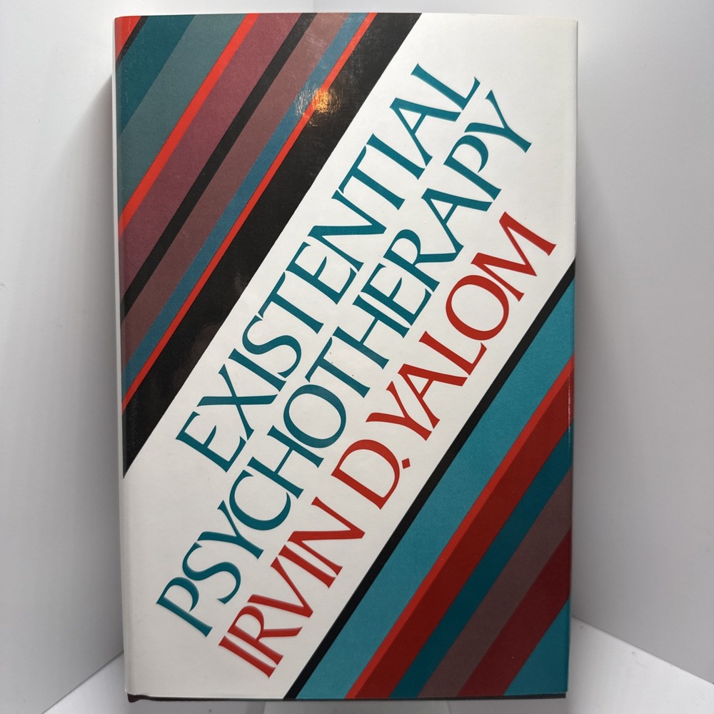 Existential Psychotherapy Book Irvin Yalom 1980 HC w/ DJ Like New Excellent