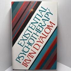 Existential Psychotherapy Book Irvin Yalom 1980 HC w/ DJ Like New Excellent