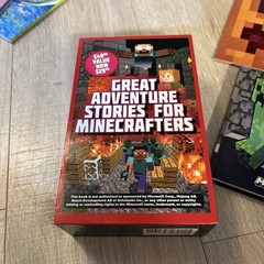 Minecraft Books & Locking Journal Lot 8 Pc Creeper Box Set Handbook Guides Kids