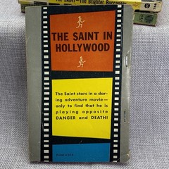 The Saint 7 book lot by Leslie Charteris Vintage 1930s 40s Paperbacks Avon