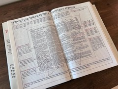 The Prophecy Edition Bible NKJV – 1985 Nelson – 403HC – Like New
