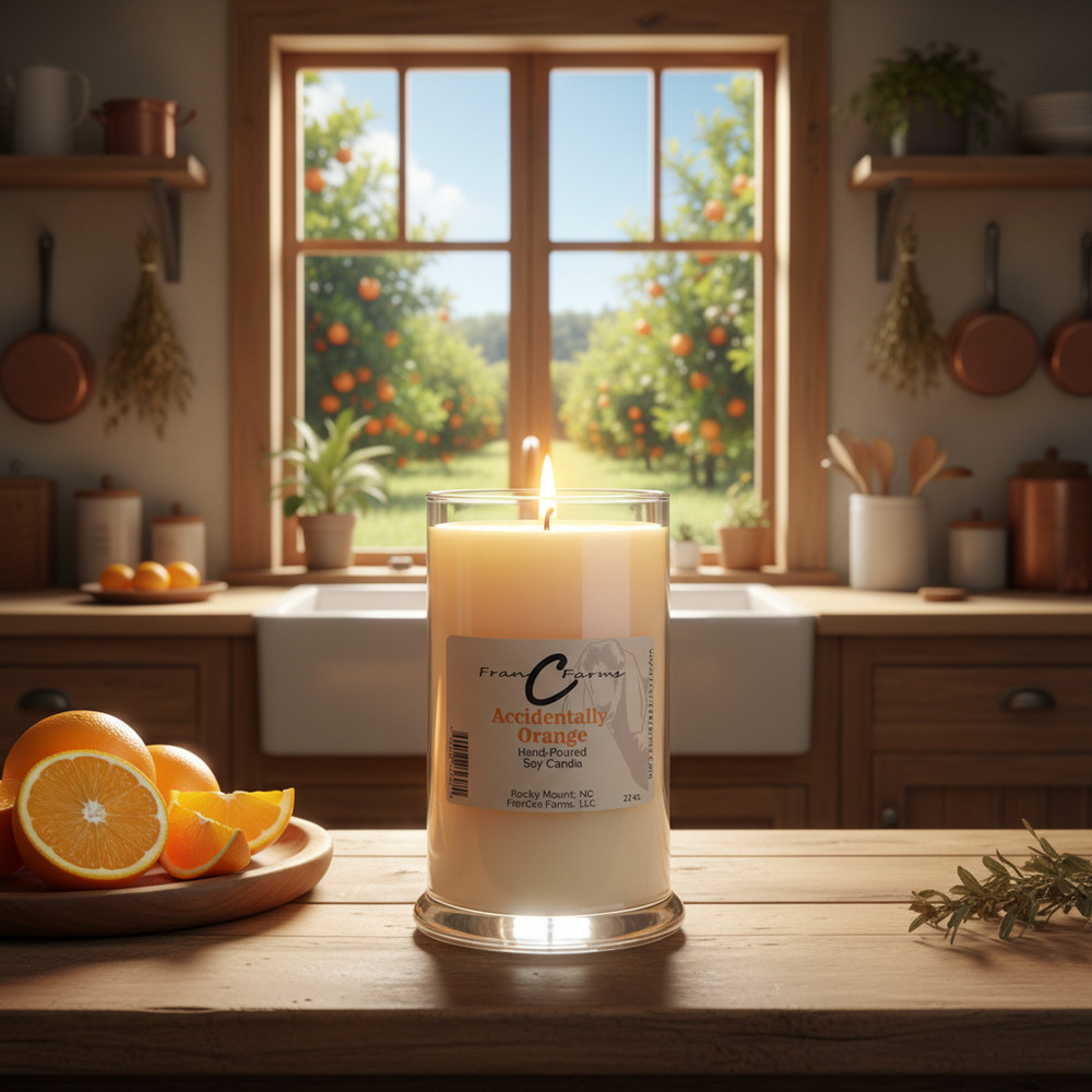 Accidentally Orange Soy Candle – 22 oz. Status Jar