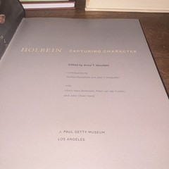 Getty Publications Holbein: Capturing Character Woollett Hardcover 2021 English