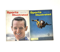 Sports Illustrated 10 x LOT 1956 1961 1963 + SPORT Magazine June 1947 Bob Feller