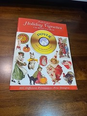 FULL-COLOR HOLIDAY VIGNETTES -CD ROM AND BOOK By DOVER
