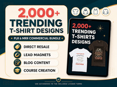 7000+ Done For You Resell Digital Products Bundle Ideal for Passive Income, PLR