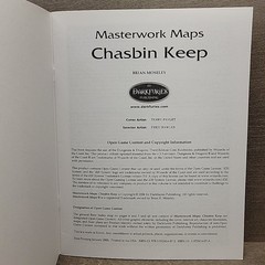 Masterwork Maps: Chasbin Keep – Dark Furies Publishing D20 System RPG D&D 3e