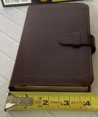 ESV COMPACT THINLINE EDITION. PREMIUM BONDED LEATHER. SLIDE TAB. NEW IN BOX.
