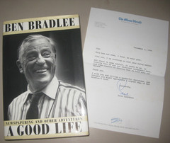Good Life: Newspapering and Other Adventures -Ben Bradlee SIGNED, David Lawrence