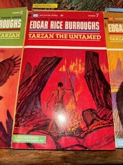 (8) EDGAR RICE BURROUGHS „TARZAN” 1963 2nd Pt PBs BALLANTINE 1-10 ( -#5,8) VG++