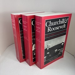 3 Volume Set Churchill & Roosevelt: The Complete Correspondence 1984 Paperback