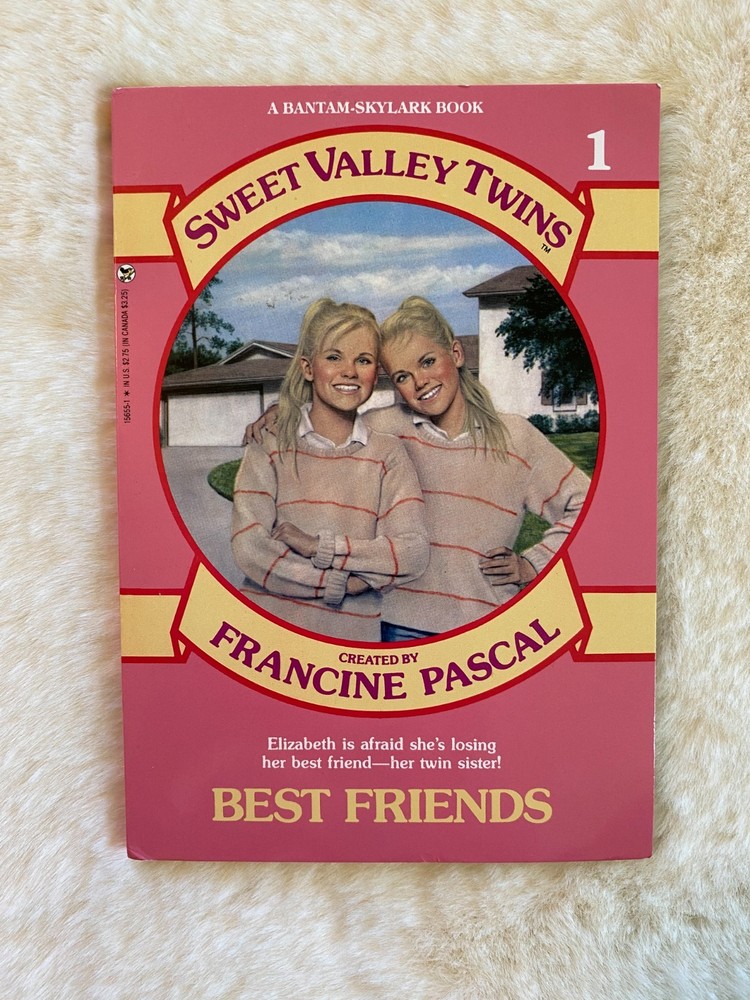 Sweet Valley Twins „Best Friends” paperback book #1 NEW Vintage Old Stock 1986