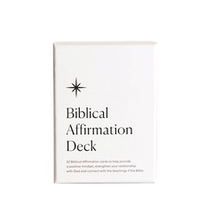 Biblical Affirmation Card Deck (52 Cards)
