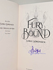 SIGNED Special LUXURY Edition FURY BOUND Sable Sorensen Bewitched Pages * New *