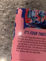 Goosebumps Book R.L. Stine #62 Monster Blood 4 Original Series