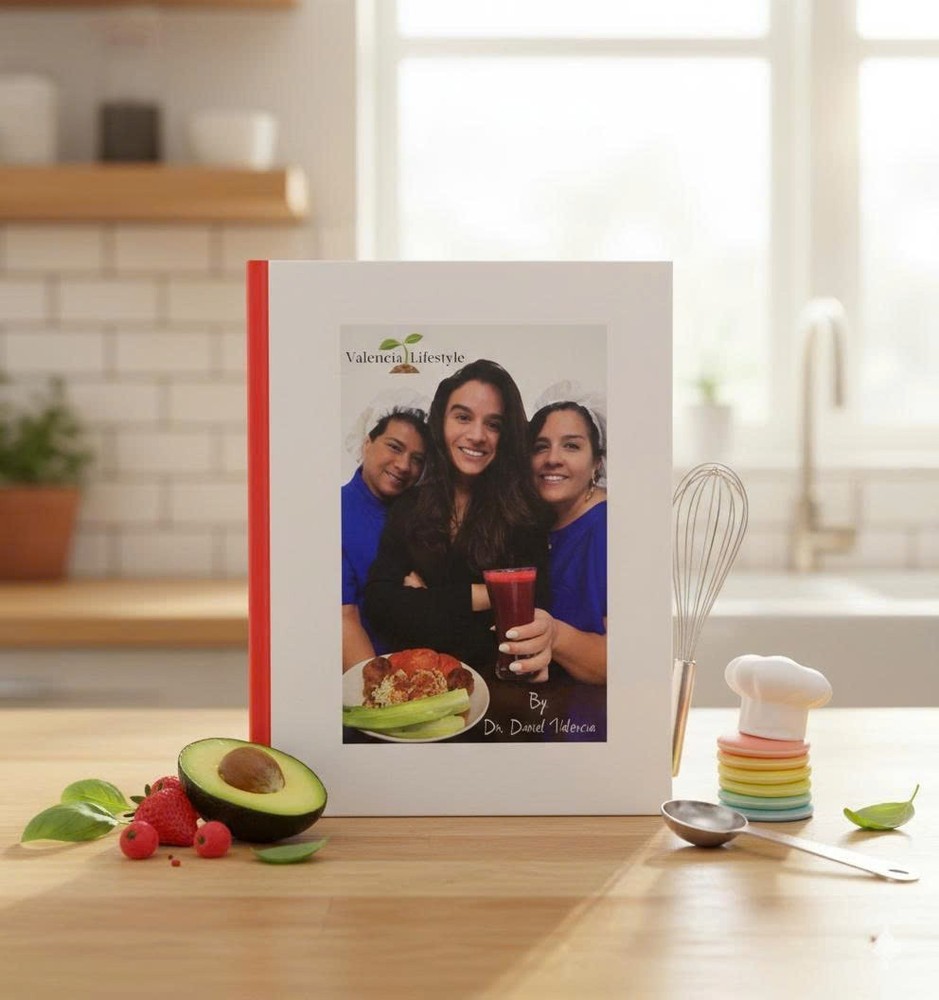 Valencia Lifestyle Hardcover Book. Spanish And English Easy Receipt For Health.