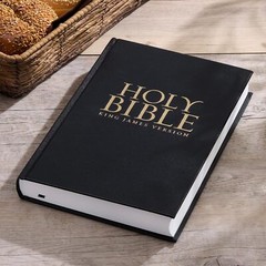 The Holy Bible KJV King James Version LARGE PRINT Hardcover.Jesus Words In Red N