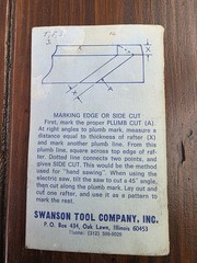 Swansons Speed Square Blue Book Rafter Lengths Roof Construction Roofing Vintage