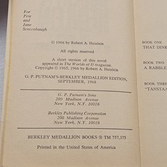 The Moon is a Harsh Mistress Robert A Heinlein 1968 PB Berkley VTG SF Medallion