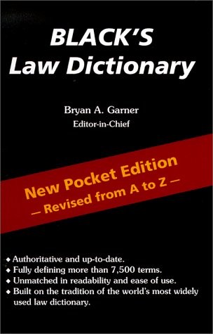 Blacks Law Dictionary by unknown