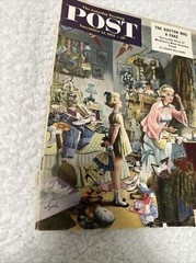 The Saturday Evening Post Magazine, 1954 Sister Make-Up Vintage DECO Collection