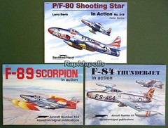 Squadron/Signal Lot of 3 Aircraft in Action Books No. 61 104 213 ~ 152 pages
