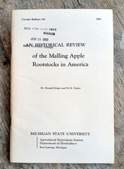 Historical Review Of The Malling Apple Rootstocks In America ~1960~ Michigan 🍎