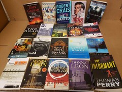 Lot of 10 Pounds Mystery Large Trade Paperback Books Suspense Thriller Crime MIX