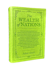 ❤THE WEALTH OF NATIONS by Adam Smith Faux Leather Flexi Bound Book NEW