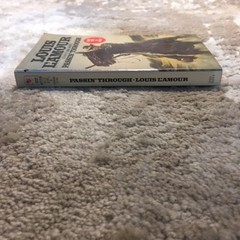 Passin’ Through Louis L’Amour 1985 Bantam Books Fugitive On The Run Western Book