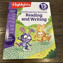 Set of 4,Highlights Kindergarten Success 15 Minutes a Day Learning Fun Workbooks